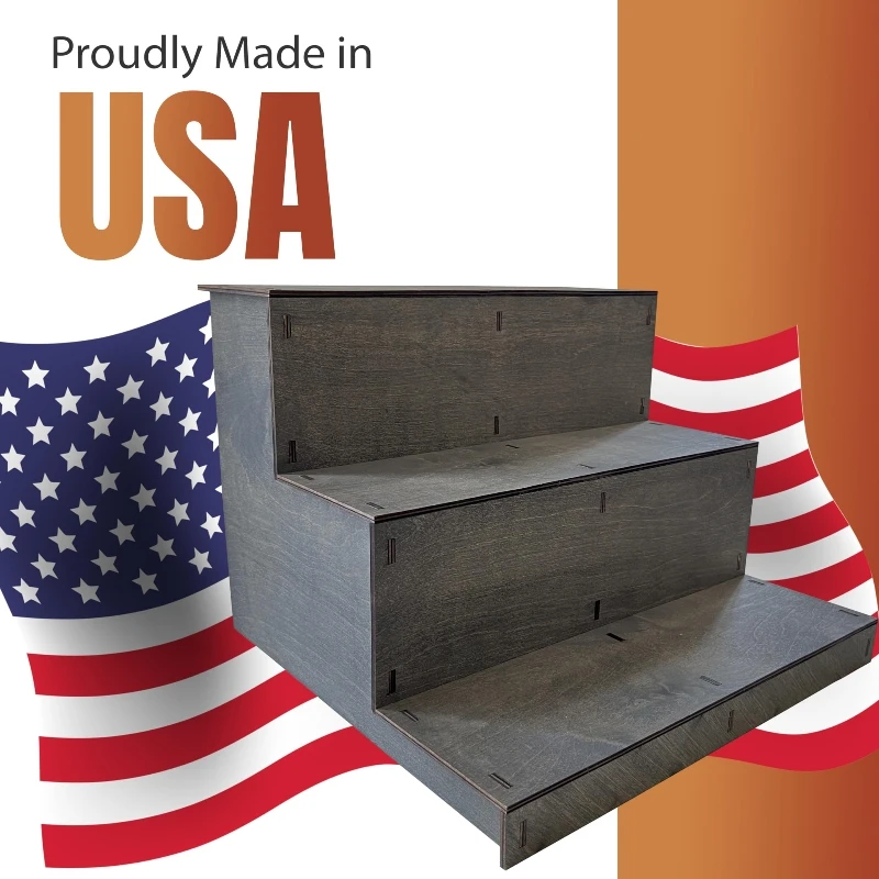 

3-уровневая подставка для кексов из натурального дерева, многоуровневый держатель для кухни, гостиной, простая сборка, цветочная кукла, ювелирные изделия, коллекционные предметы