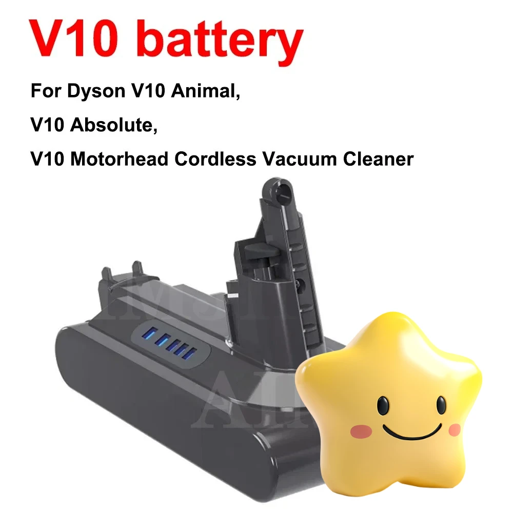 

V10 large capacity 25.2V battery 2026 for Dyson V10 new model suitable whirlwind vacuum cleaner 8000mAh handheld vacuum cleaner