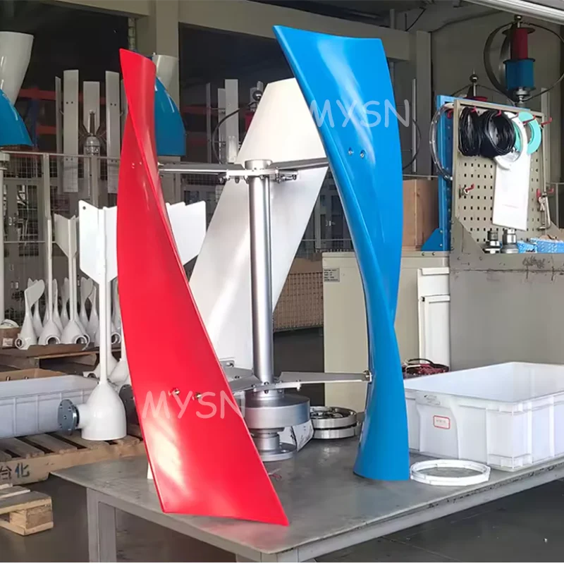 15KW 5KW المحور الرأسي ماجليف مولد تربيني الرياح 12 فولت 24 فولت 48 فولت مولدات توربينات الرياح الطاقة البديلة مع وحدة تحكم MPPT #5