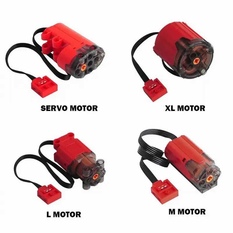 Techniczny zestaw MOC z funkcją Power Functions, silnikiem serwo M L XL, elektronicznym zestawem klocków konstrukcyjnych do klocków legoeds 8883 88003 8882 88004