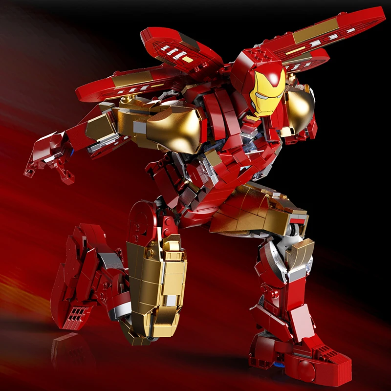 Neue Marvel Film Iron Man MK85 Mecha Tony stark Mecha Bausteine Die Avengers Bricks Geschenk Spielzeug für Kinder Kinder erwachsene Jungen