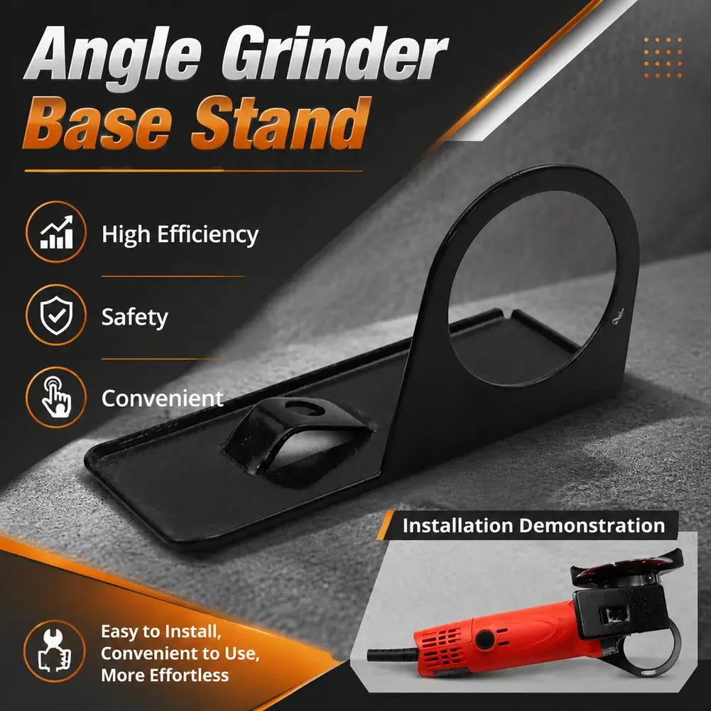 Angle Grinder Base Stand Cutting Machine Converter Bracket Holder Safe Tool Attachment for Woodworking Polishing