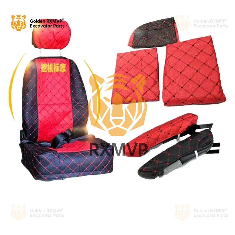 For XCMG XE Seat Cover 80/60/150/135/110/215/210/75  Special Seat Cover Seat Cushion Excavator