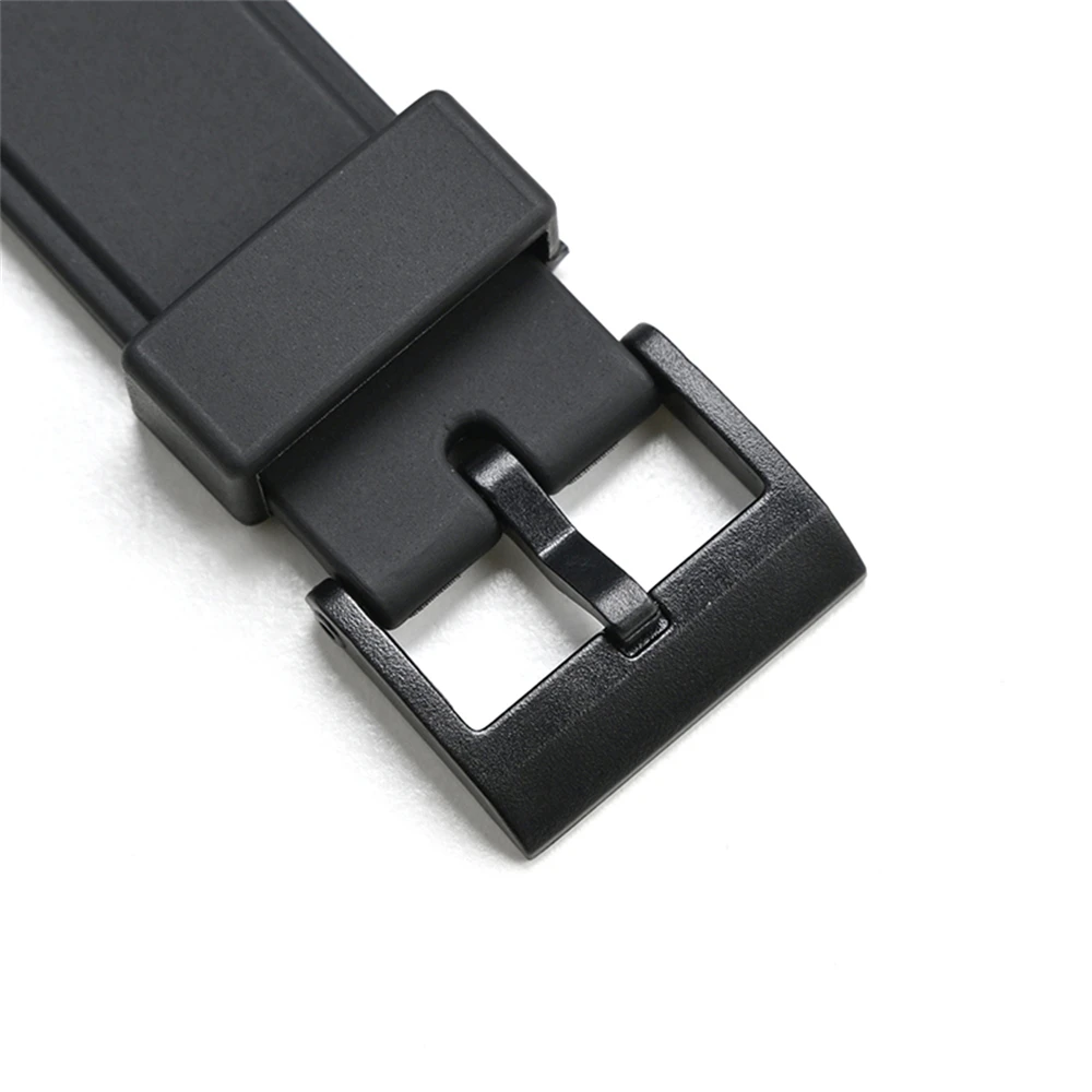 Pulseira de relógio para AW-49H AW-49HE AW-44H AW-45H-1BVH pulseira de resina de borracha preta de pulso premium tpu acessórios de pulseira de relógio