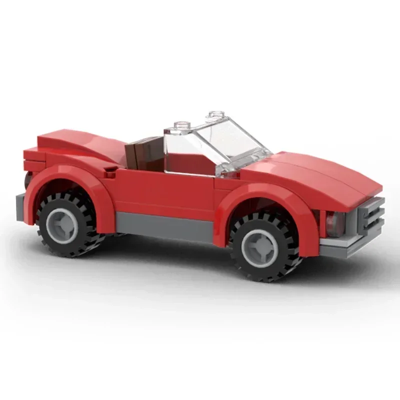 都市車両モデル Moc ビルディングレンガアップグレードヒルクライマー車技術モジュラーブロックギフトクリスマスおもちゃ DIY セットアセンブリ