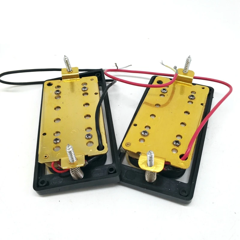 2Pcs Electric Guitar Pickups 50/52 Zebra Faced Humbucker Double Coil Electric Guitar Pickups