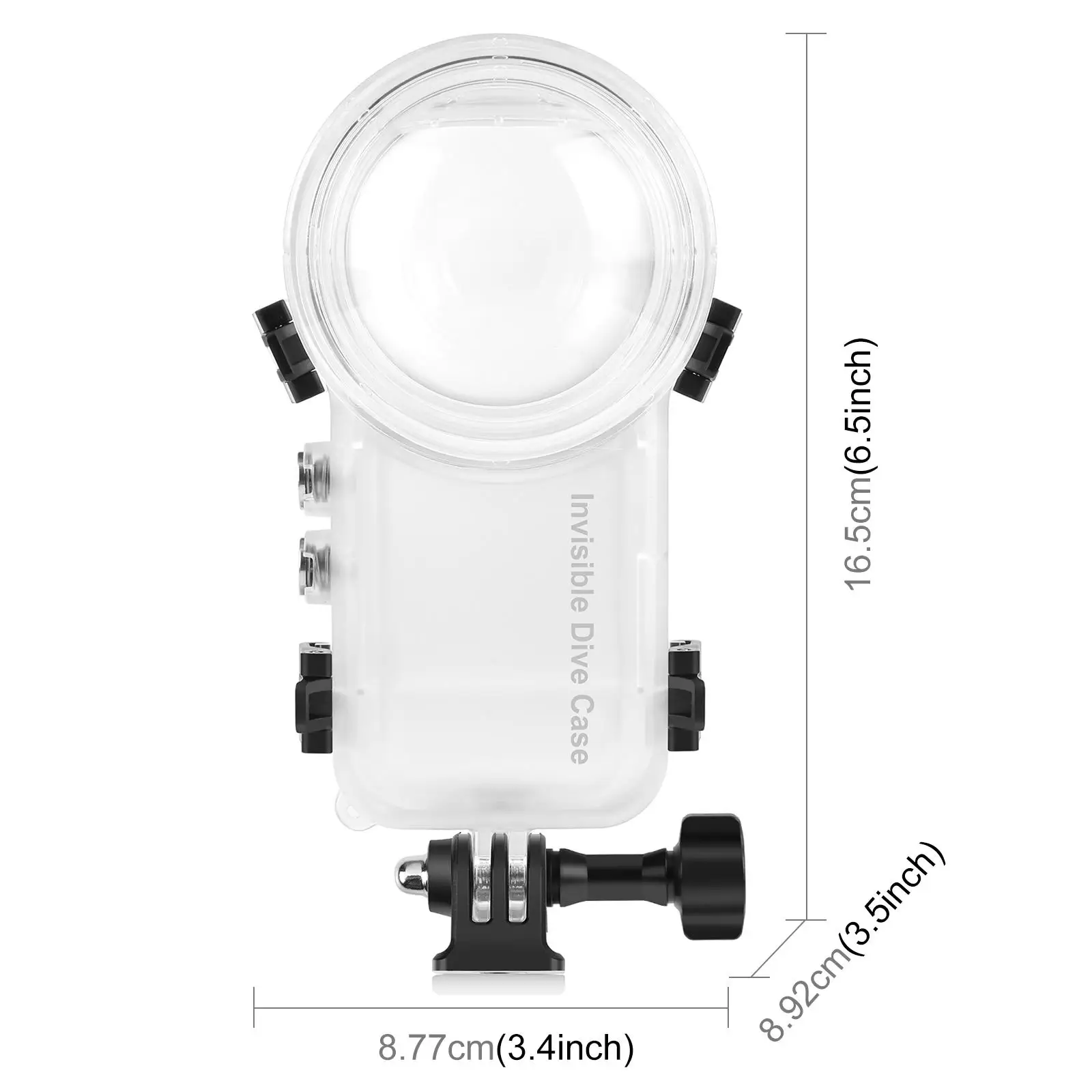 PULUZ 50m Wasserdichtes, Versiegeltes Tauchgehäuse für Insta360 X4 Unterwasser-Schutzhülle Sport-Action-Kamera-Zubehör – Detail 4