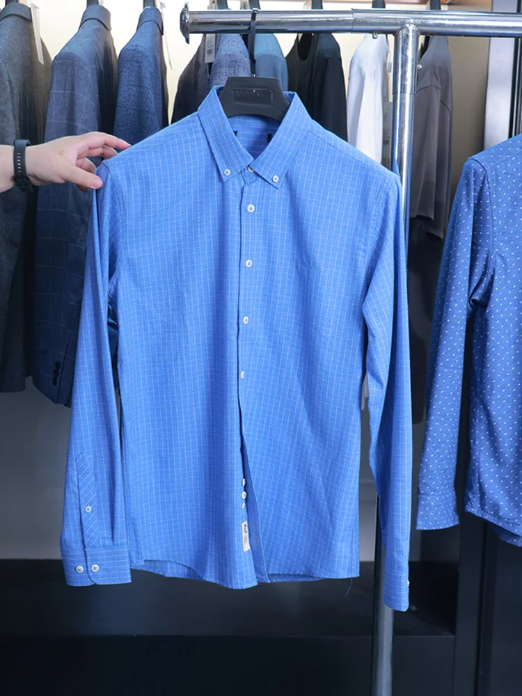 

Мужская повседневная футболка Homesi с длинным рукавом, комфортная, для весны и осени, модная, простой дизайн, приталенный крой, стандартная длина...