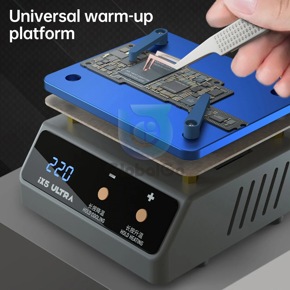 

Mechanic IX5 Ultra Universal Preheating Platform Mobile Phone Motherboard Layered Bonding Glue Removal Dot Matrix Repair Heater