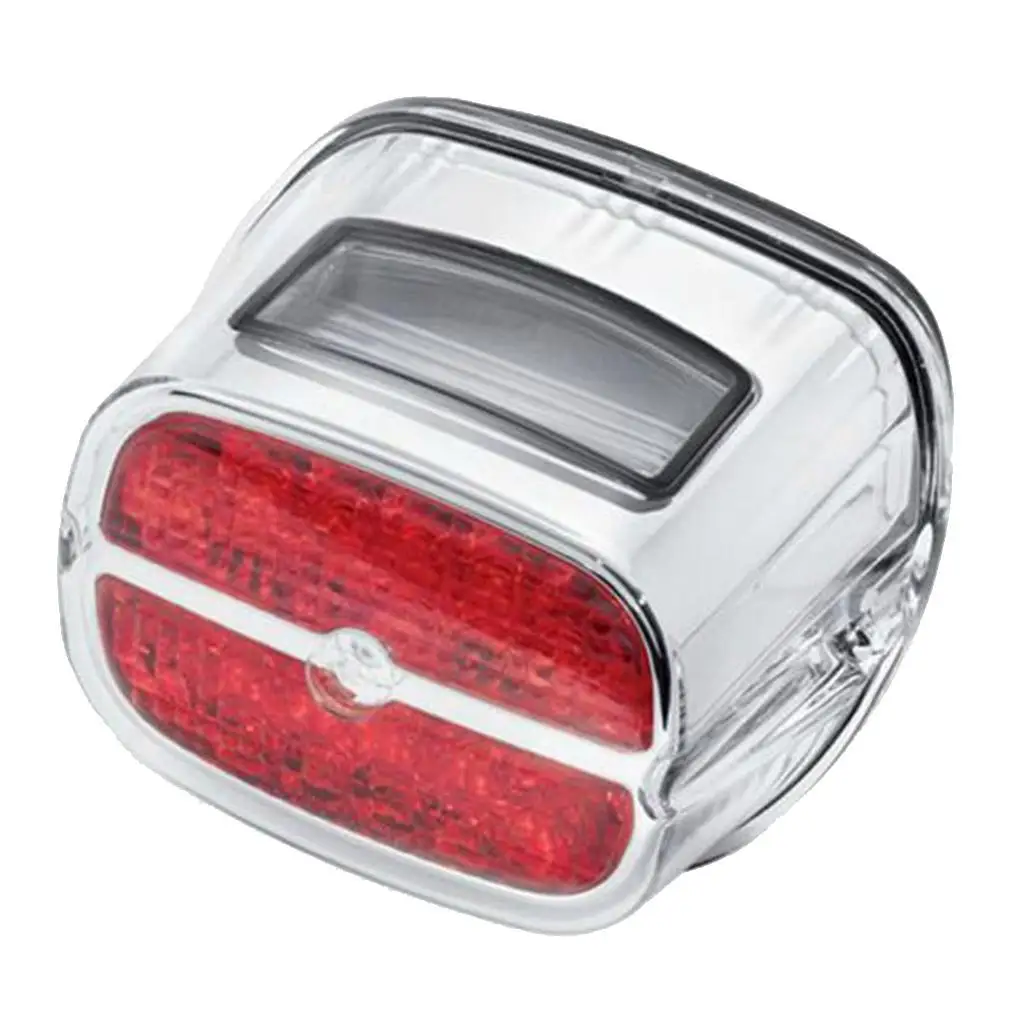 

Motorcycle Brake Tail Light w/ License Plate for XL883/1200 Clear