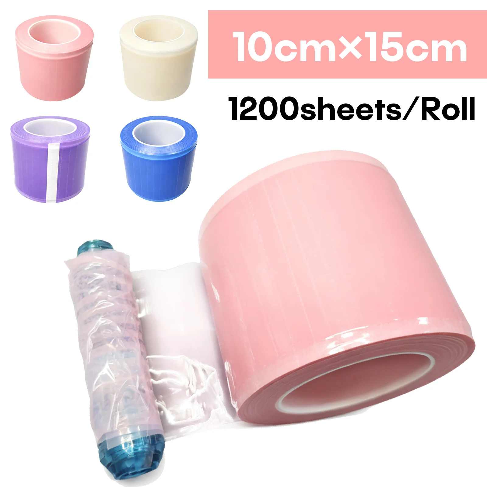 

10x15cm POSEIDON Tattoo Film Accessories 1200Pcs Disposable Professional Waterproof Anti-Fouling Tattoo Protective Barrier Film