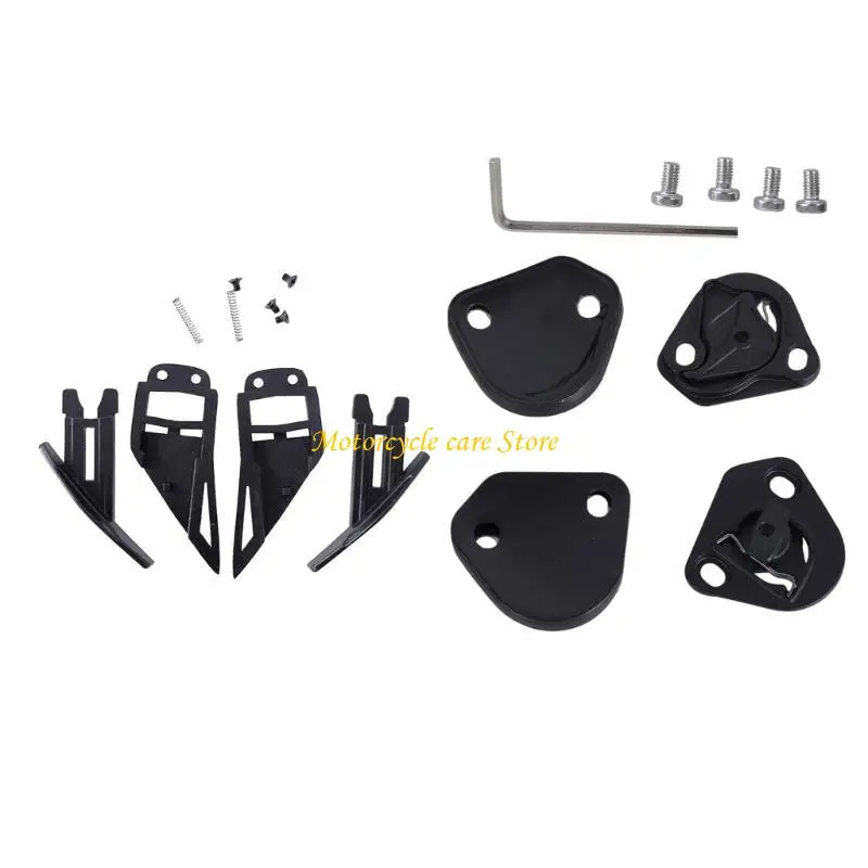 

U75F Мотоциклетные шлемы Боковая пластина Зажим для козырька Щит Замок Замена крепления козырька