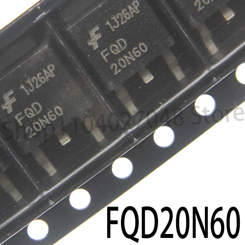 1PCS Brand new FQD20N60 20N60 SMD TO-252 MOS field effect tube