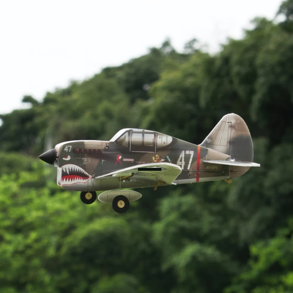 الحد الأدنى RC Fighter P40 P-40 Flying Tigers Warbird نموذج طائرة