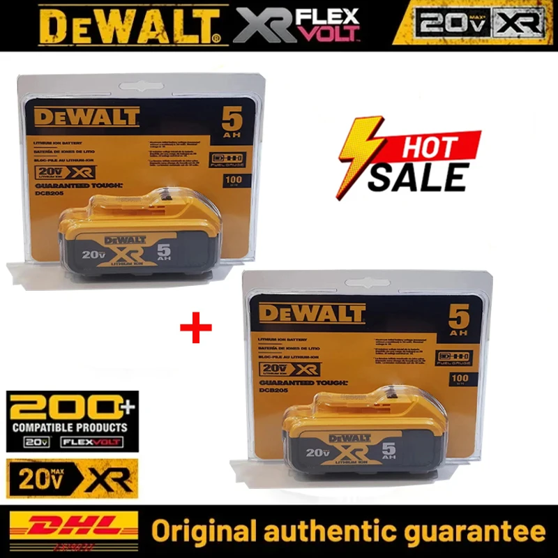 Original DEWALT 18/20V 5.0/6.0AH  for DCB200 DCB115 DCD887 DCD805 DCF860 Dcd796 DCG406 DCF880 DEWALT Power tools  charger DCB112