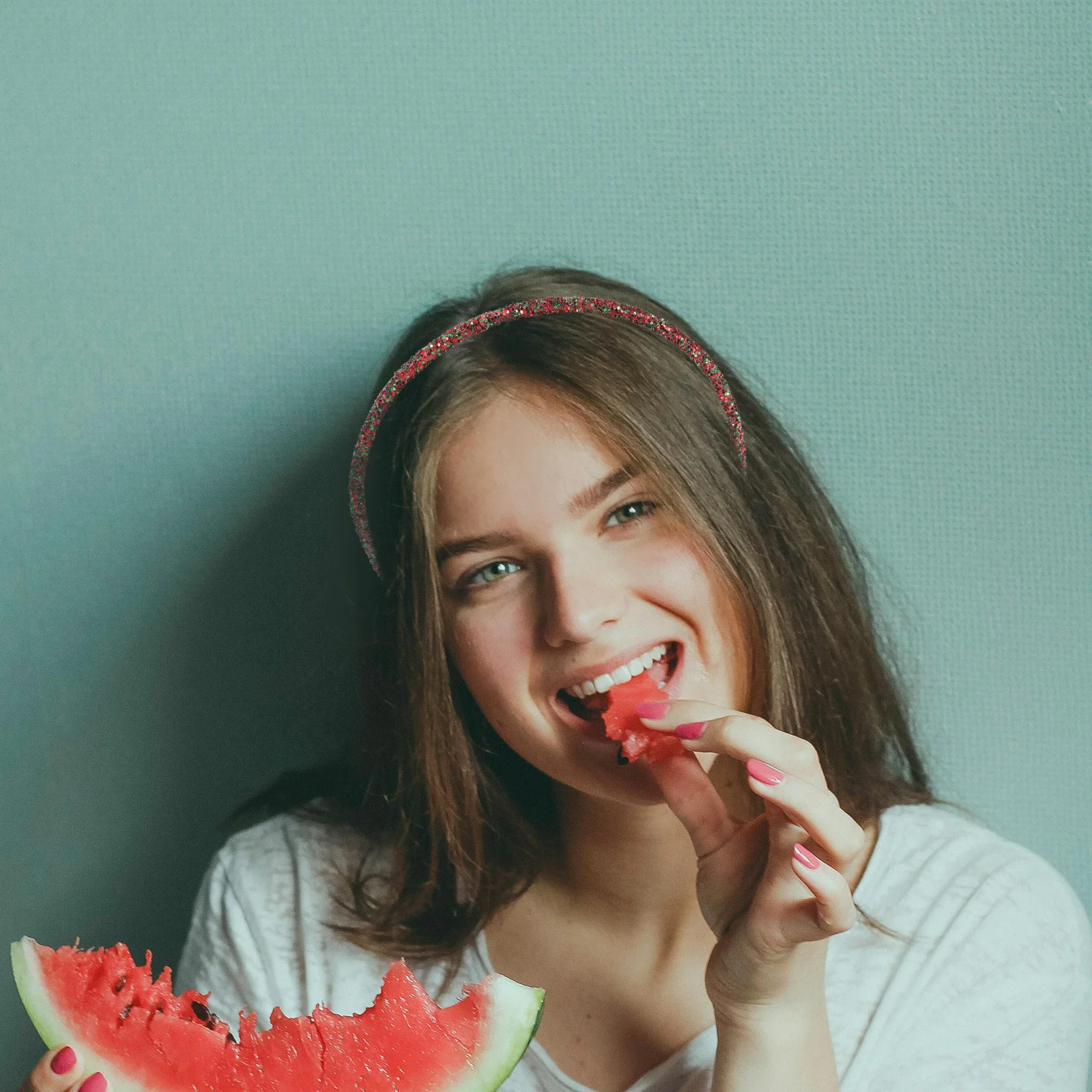 

5Pcs Festive Christmas Headbands Women Glitter Accessories Sparkly Holiday Hair Decoration for New Year Xmas Party