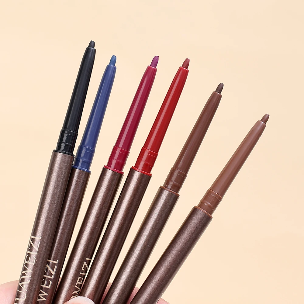 Matita Gel per Eyeliner nero opaco ad asciugatura rapida matita per occhi impermeabile Anti-sudore duraturo rosso blu marrone penna per Eyeliner trucco Comestics