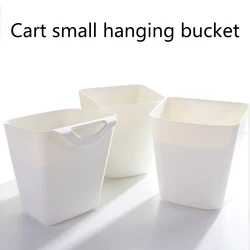 Household Back Hanging Plastic Storage Basket Kitchen Bathroom Mini Organizers Small Things Portable Storage Box Container