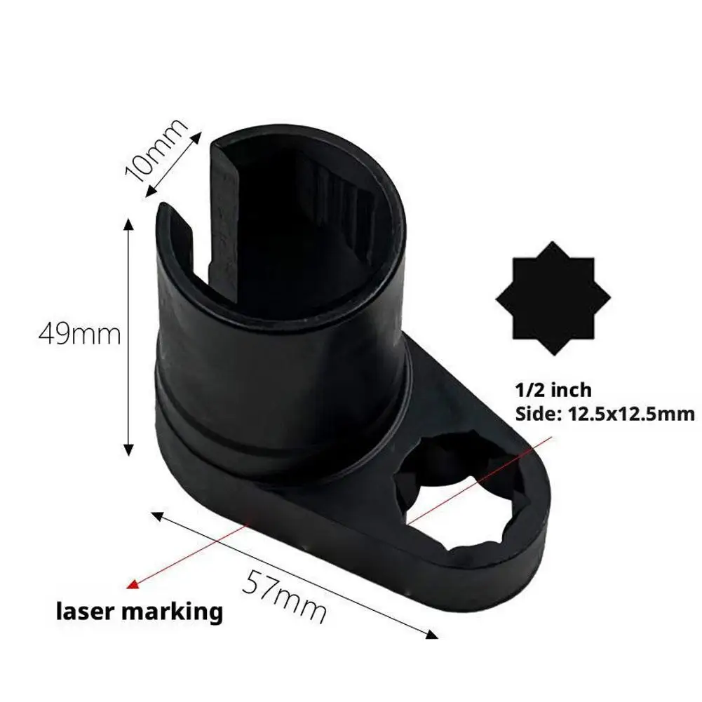 Picture 7: 22mm Offset Oxygen Sensor Socket Wrench, O2 Sensor Removal Tool Kit Set, Engine Adapter Wrench for Lambda Sensor