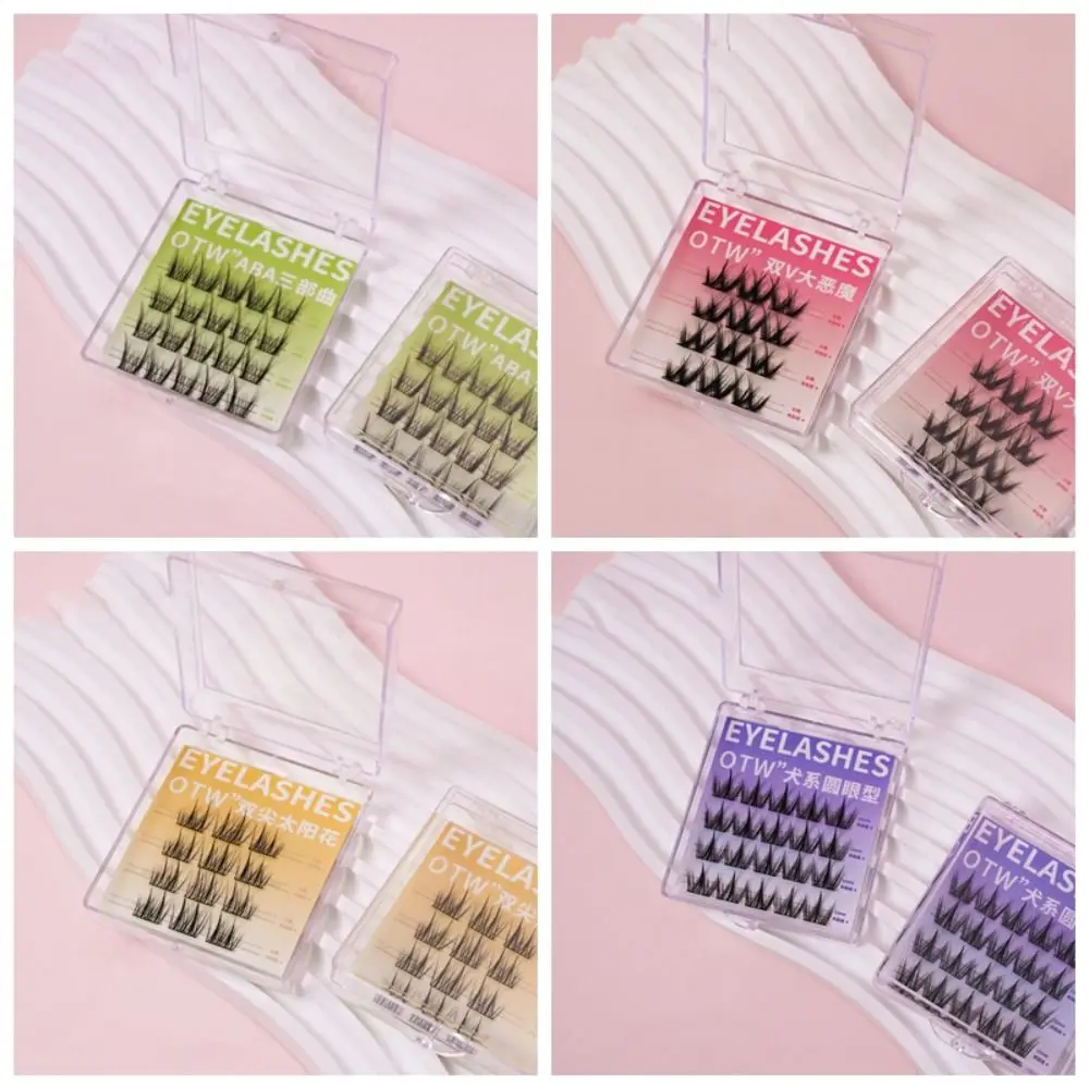 Natural Simulation Manga Lashes Self-grating Self-adhesive Little Devil False Eyelashes Trilogy Eye Extension Segmented