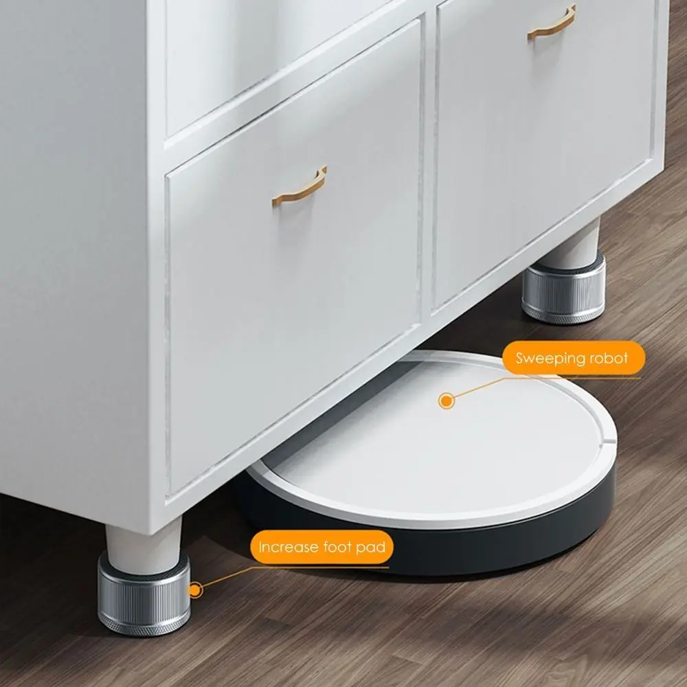 أرجل الأثاث وسادة زيادة قوية مقاومة للصدمات وسادة مقاومة للصدمات قابلة للتعديل ارتفاع مضاد للانزلاق ومضاد للانزلاق أرجل مكتبية #2