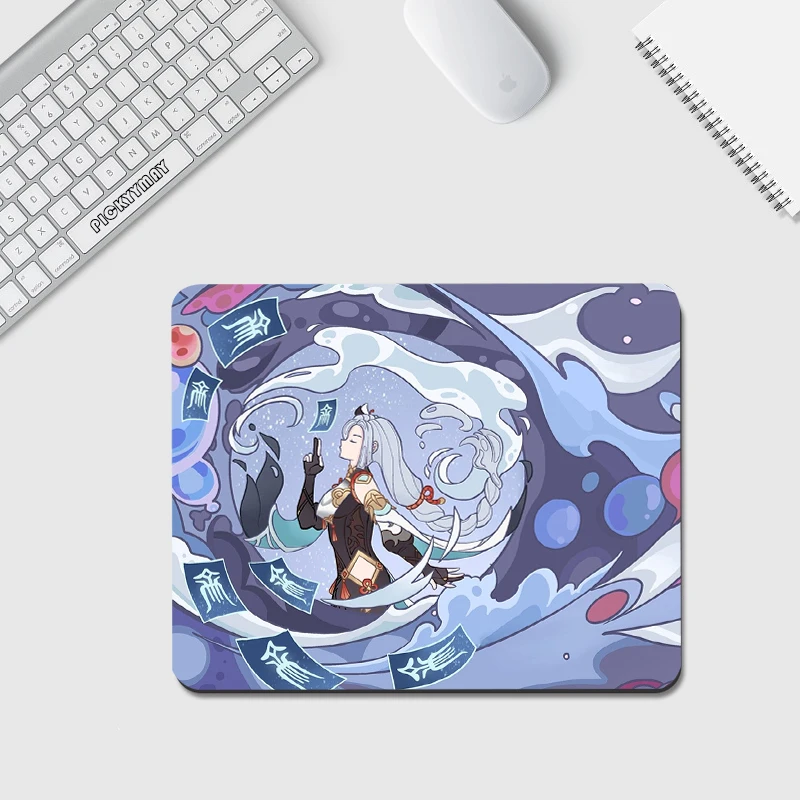 

Genshin Impact Mouse Pad Small Desk Mat Office Little Mousepad Cute Design XS Mouse Mat Office 20x25cm Desk Pad