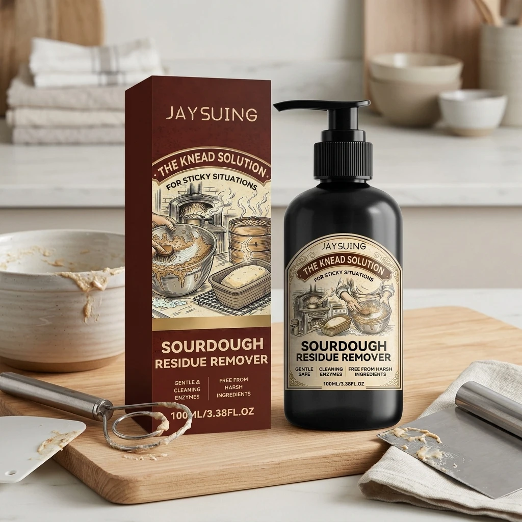 Dough Remover Enzyme Cleaner Dough Dissolving Scraper for Bakery Kitchen Deep Cleaning Professional Starch Stain Tool