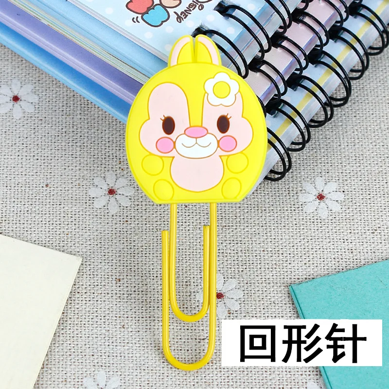 Disney Cartoon Mickey Minnie Mouse Friends Donald Daisy Duck Style Clip Bookmark High Quality Metal Students  Bookmark