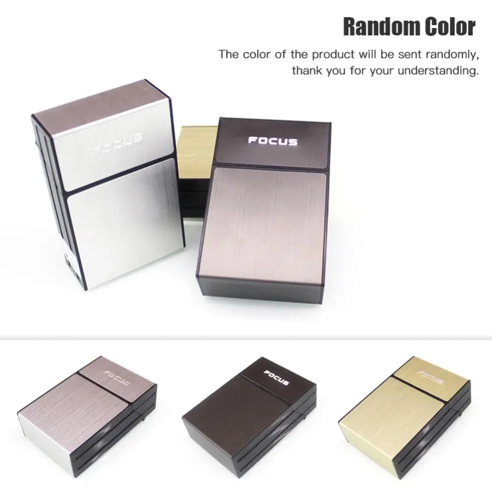 20 Loaded Plastic Cigarette Case Dispenser Pocket Tobacco Storage Box Holder Cigarette Accessories