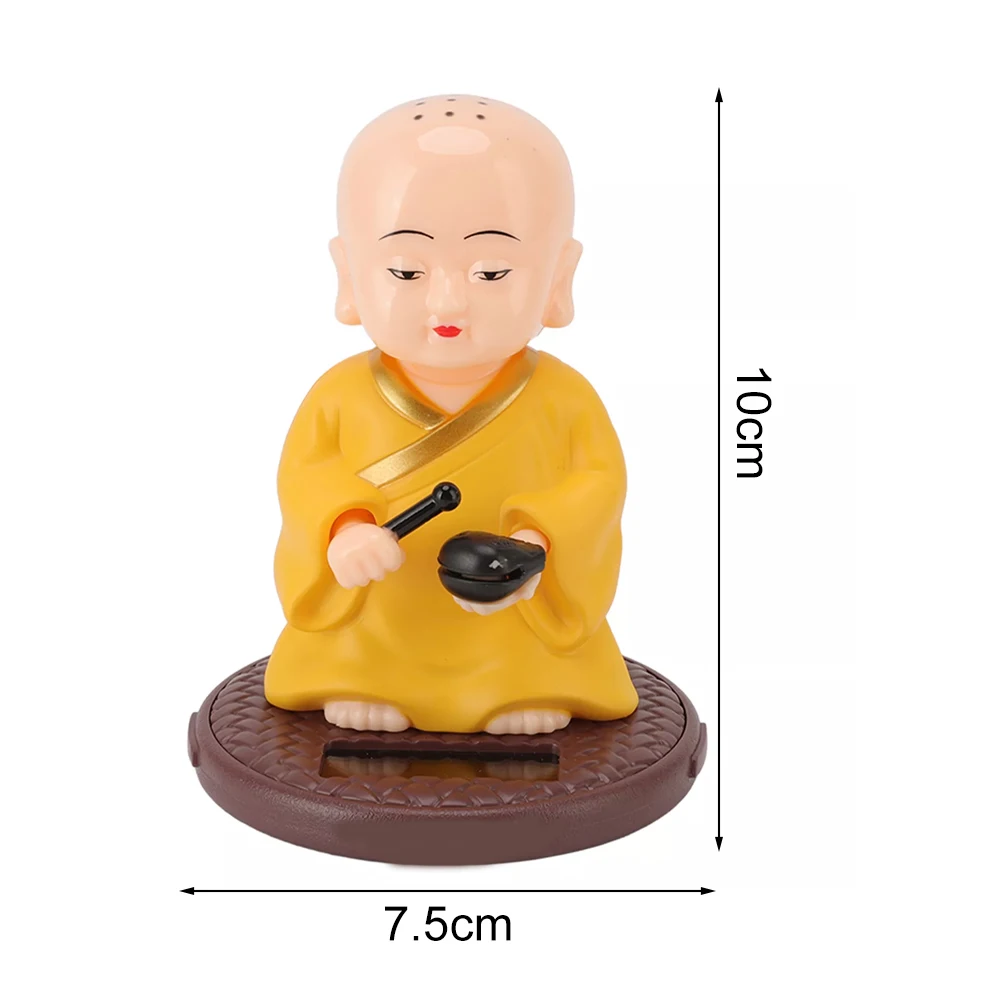 Monk Car Interior Cute Monk Car Ornament Automatic Waving Beautiful Present Car Interior Decoration Home Decoration