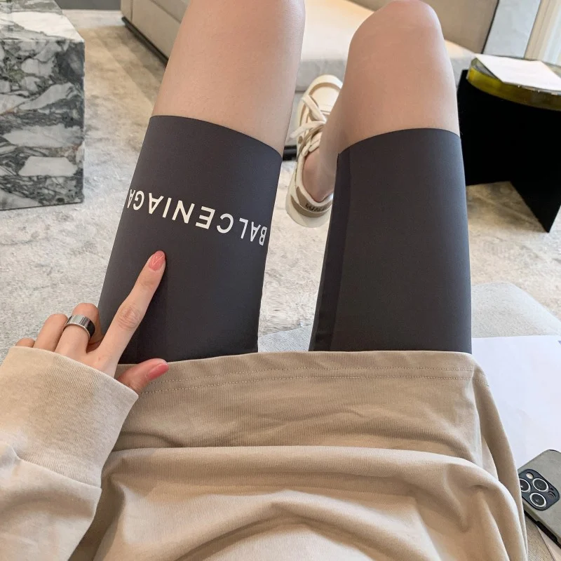 

Женские летние спортивные леггинсы с высокой талией для йоги, велоспорта и активного отдыха, облегающие, для тренировок