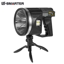 Led Searchlight Rechargeable High Power Led Flashlights Ultra Long Lighting Distance Lamp XHP70 Powerful Lantern Torch