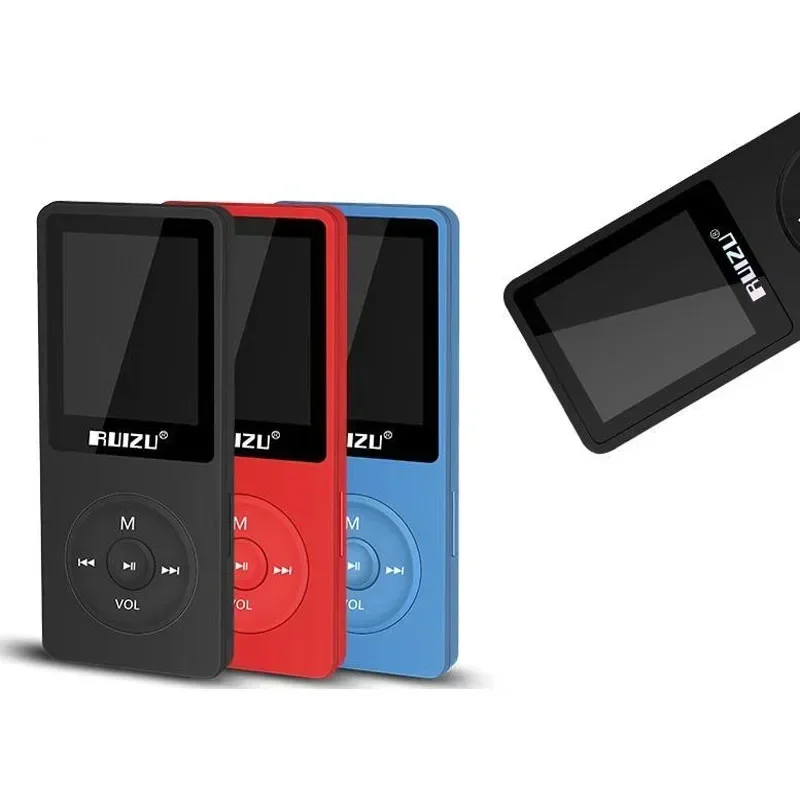 مشغل MP3 الأصلي RUIZU X02 مع شاشة 1.8 بوصة يمكنه تشغيل 100 ساعة، 8 جيجابايت مع FM، الكتاب الإلكتروني، الساعة، مشغل موسيقى سوني ووكمان البيانات