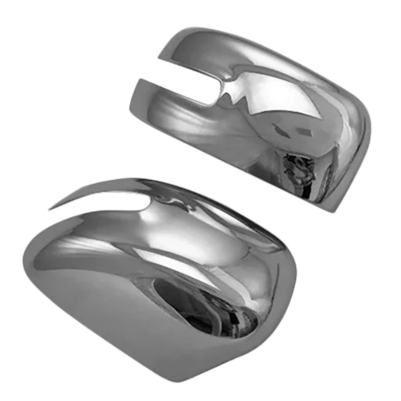 Car Chrome vista posteriore retrovisore laterale copertura dello specchio in vetro Trim Frame Side Mirror Caps per Jeep Renegade 2015-2017