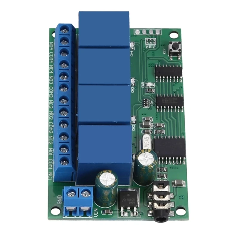 Flexible Command 4Channel DTMF Decoders Relays Module for Technical Engineers Drop shipping