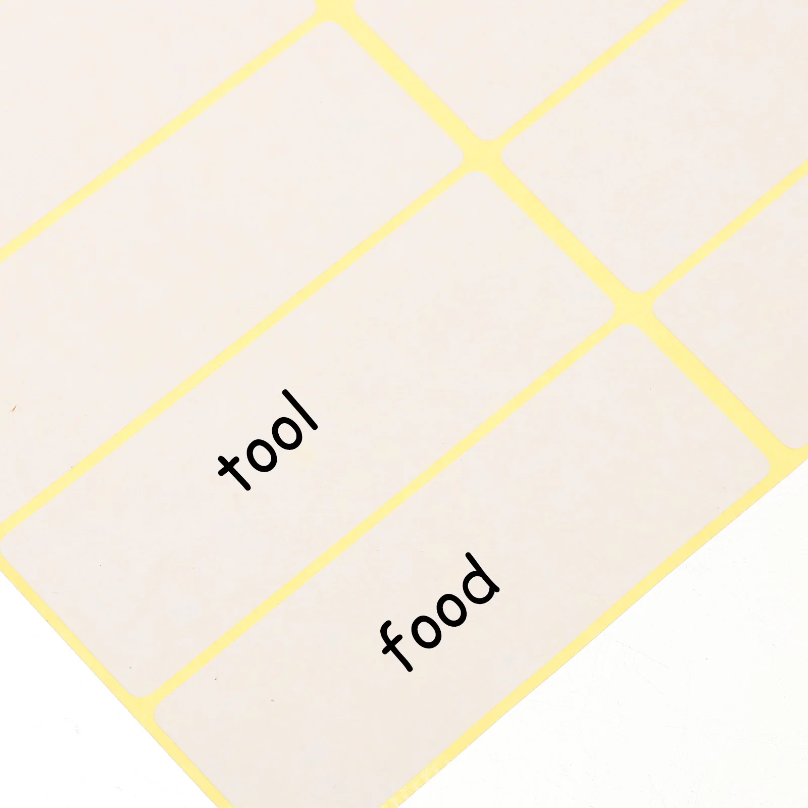 สติกเกอร์ป้ายราคา Easy Peel Off ป้ายขนาดเล็กสําหรับการจําแนกสินค้าคงคลัง Home Office Organization Alphabet Board