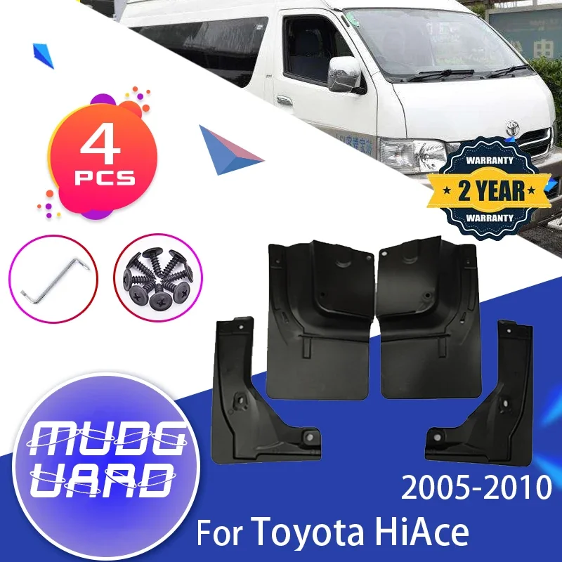 

Mudflap Mudguard Fender For Toyota HiAce RegiusAce Commuter KDH 2005~2010 Front Rear Wheels Splash Mud Guards Car Accessories