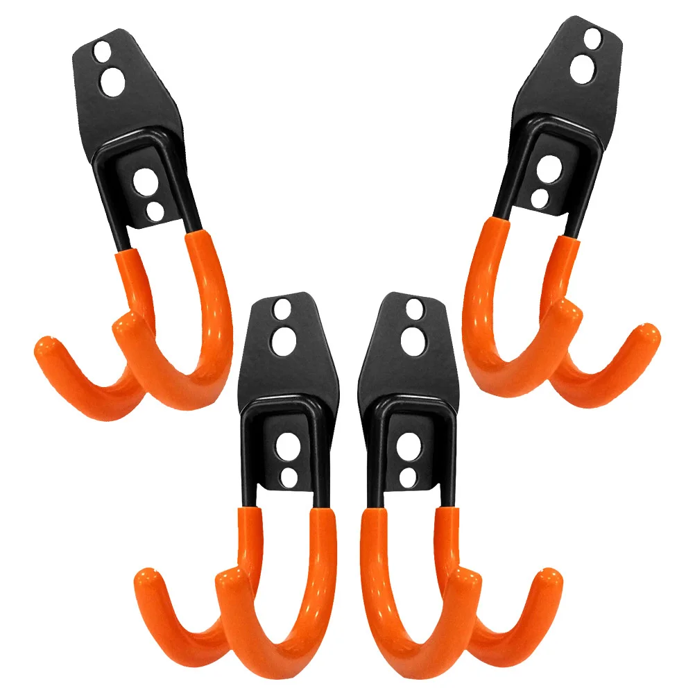 

4 Pcs Wall Tool Hook Utility Hooks Mount Garage Hangers Tools Heavy Duty Storage Rack Iron