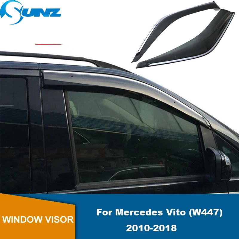 

Window Visor For Mercedes Vito (W447) 2010 2011 2012 2013 2014 2015 2016 2017 2018 Window Side Visors Rain Guard Vent Deflectors