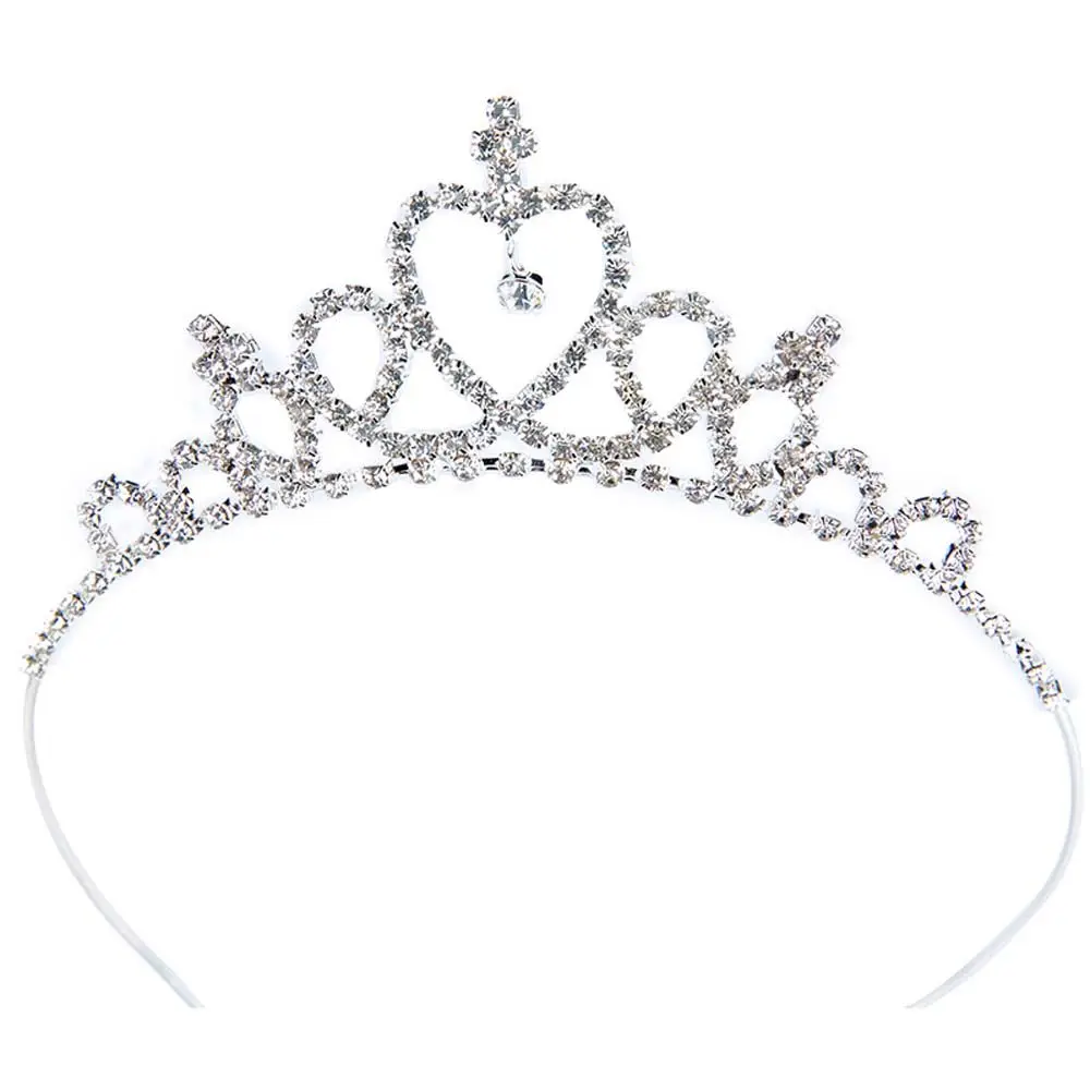 Fashion Cute Children Tiara Girls Kids Party Hairband Crystal Diamond Princess Crown Hair Hoop Kids Headwear