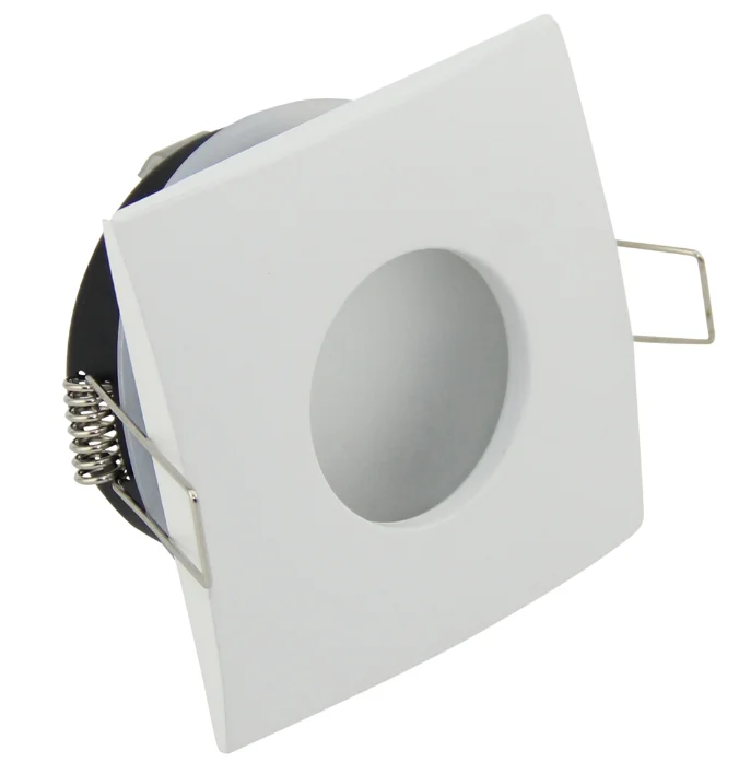 

Modern Square Style Waterproof Downlight Fitting Embedded Ip65 Ceiling Mr16 Gu10 Bulb Spotlight Housing Fixture Home Hotel Decor