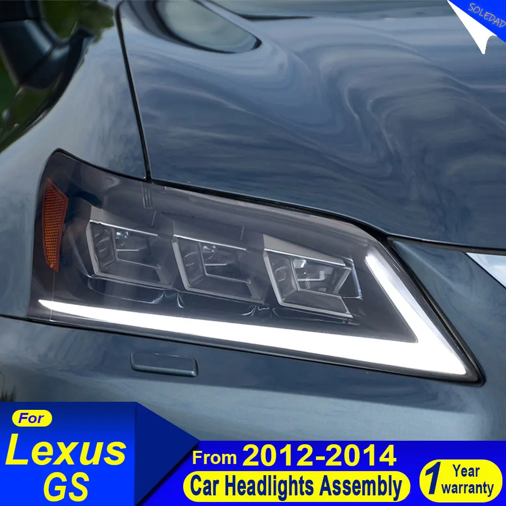 Car Headlight For Lexus GS GS250 GS350 LED Headlights 2012-2015 Head Lamp Car Styling DRL Signal Projector Lens Auto Accessories