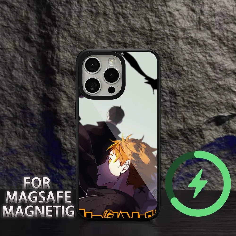 Bilibili Volleyball Boy Haikyuu  Phone Case For iPhone 15 14 13 12 11 Pro Max Plus Magsafe Magnetic Wireless Charging Cover