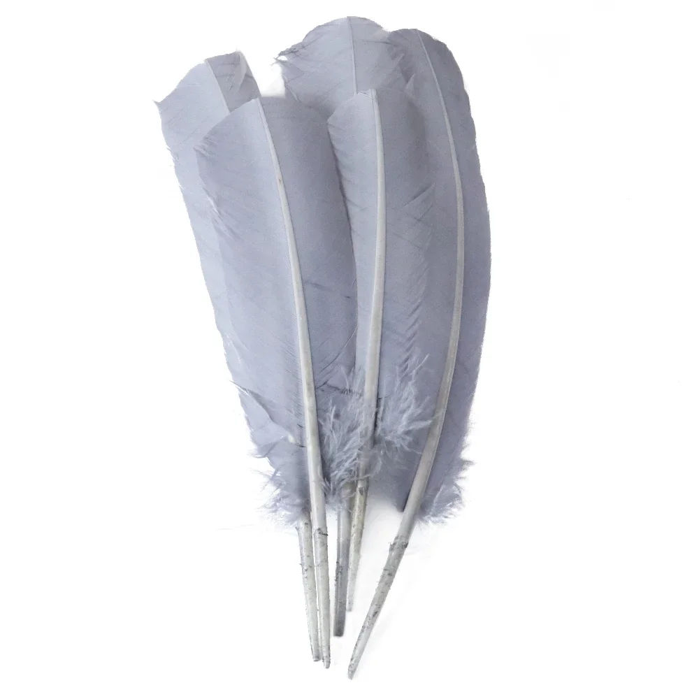 10 Uds plumas de pavo 25-35CM pluma para ropa costura joyería Material pluma de gallo artesanía Pluma decoración al por mayor