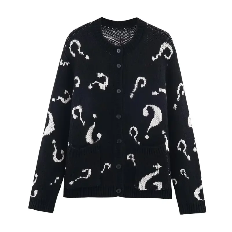 

Autumn Winter Knit Cardigan Button-up Sweater Casual Hand Hook Women's Clothing Knitwear Soft Warm Female Tops