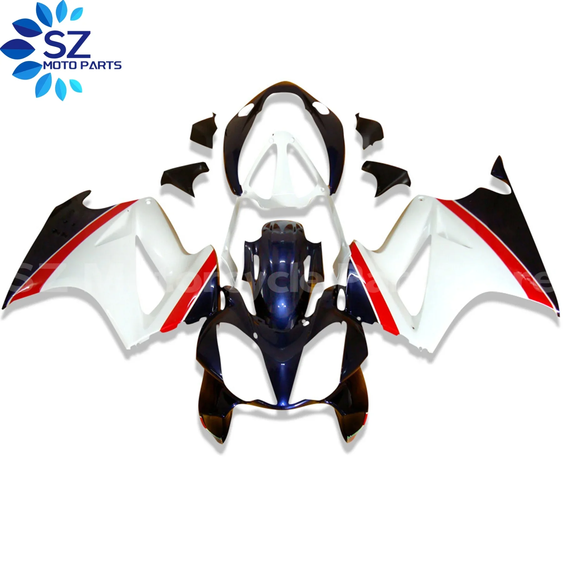 혼다 VFR800 2002 2003 2004 2005 2006 2007 2008 2009 2010 2011 2012 VFR800 02-12에 적합한 새로운 ABS 사출 페어링 키트