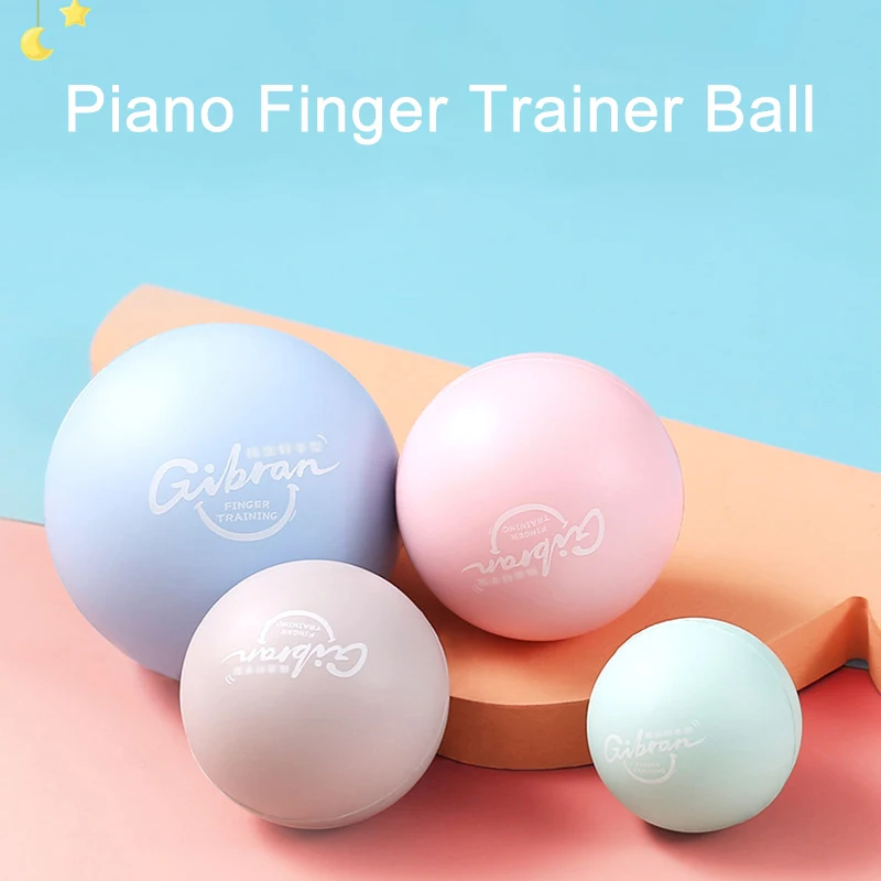 Piano Finger Hand Shape Training Ball For Piano Beginners Hand Grip Strength Trainer Set Of 4 Pcs Finger Exerciser ball