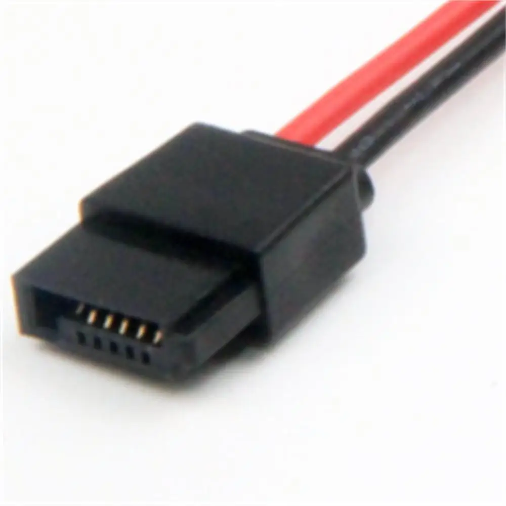 Power 15-Pin Male to SATA 6-Pin Slimline Power Adapter Cable