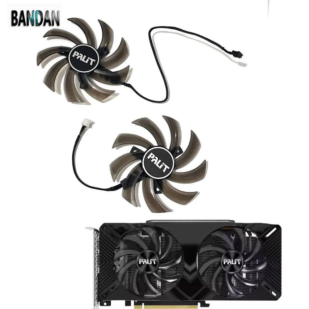 GPU nuevo GTX1660 RTX2060 DUAL 85MM 4PIN GA91S2U ventilador para tarjeta gráfica silenciosa para PALIT RTX 2070 2060 DUAL GTX 1660 1660Ti DUAL Cooler