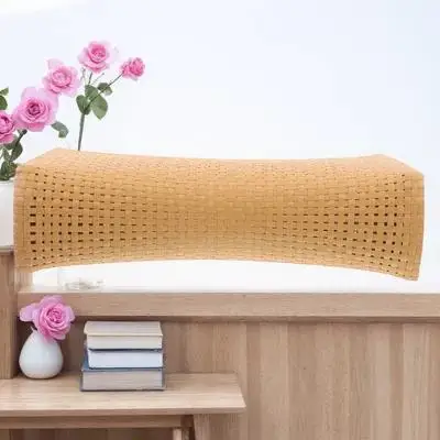 

Simulated Woven Neck For Sauna Sweat Room Breathable Cervical Support Elderly Bed Rest Khaki Home Use Sleep Comfort Sauna Room